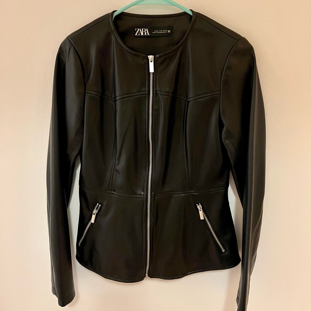 Zara Faux Leather Jacket